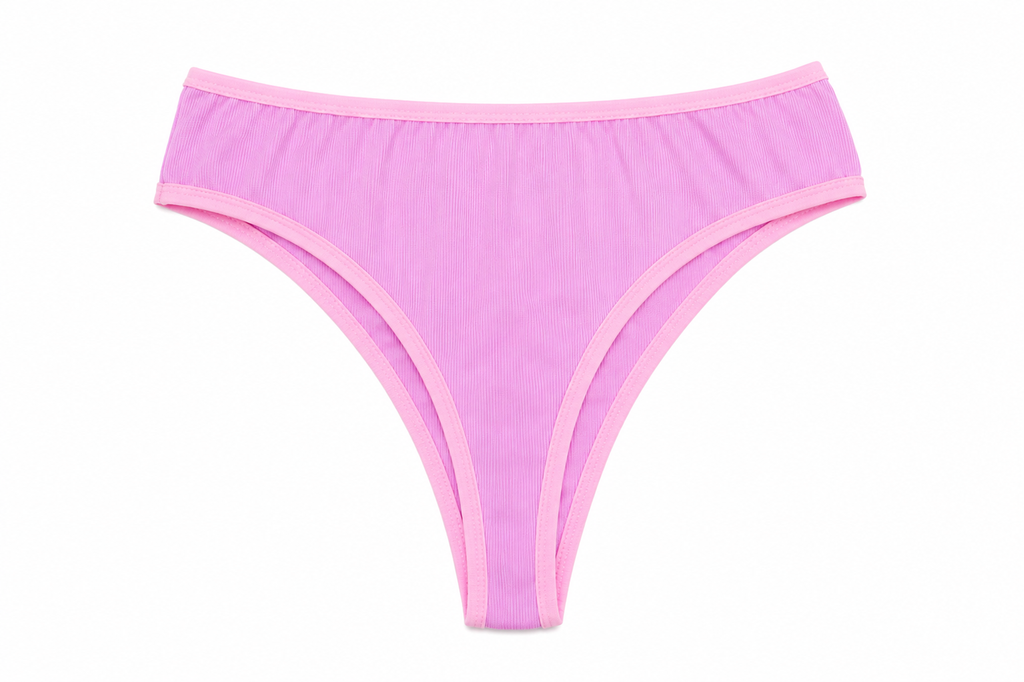 cotton ribbed thong panty (Pack of 4)