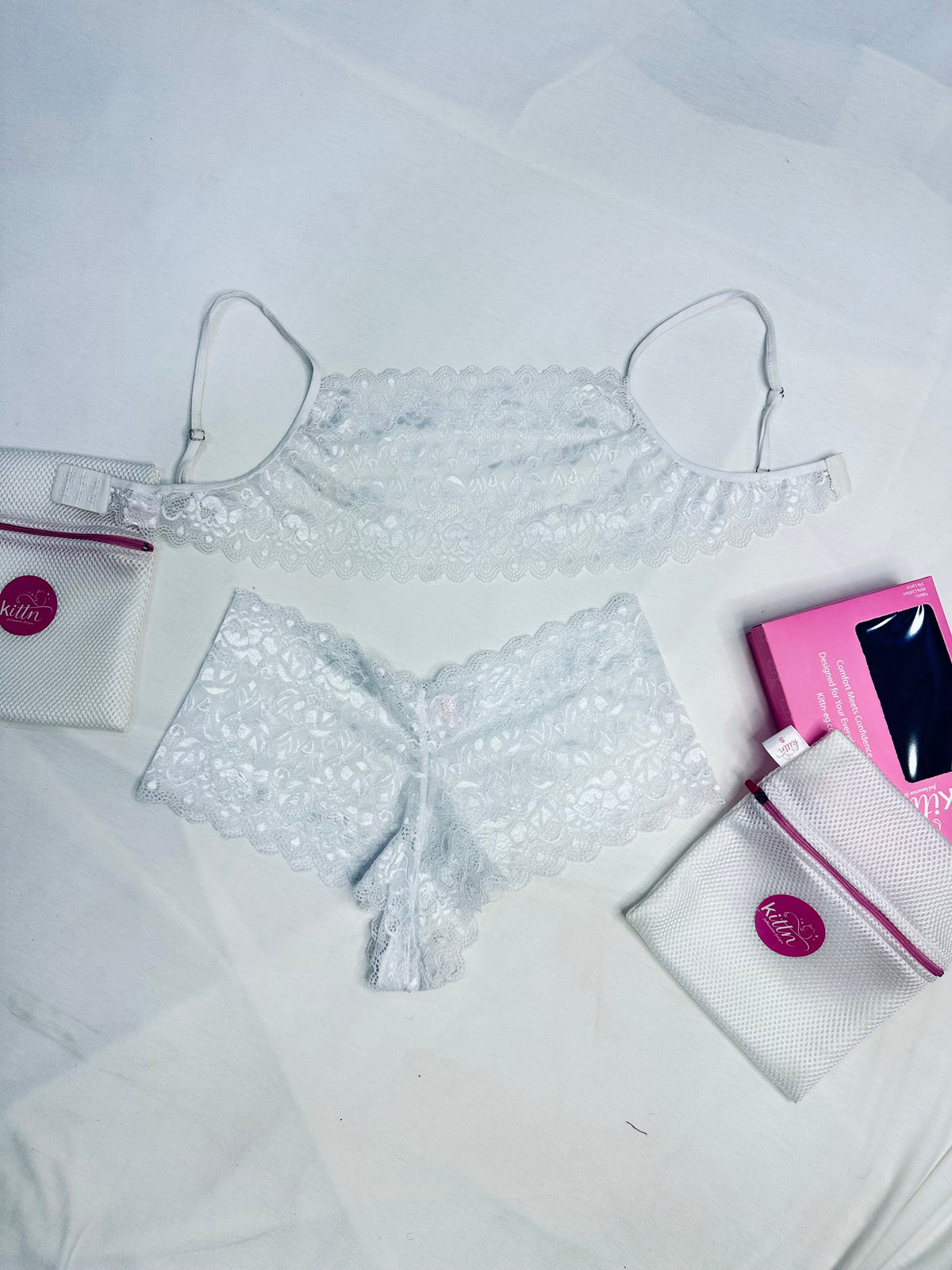Lace Bralette and shortie
