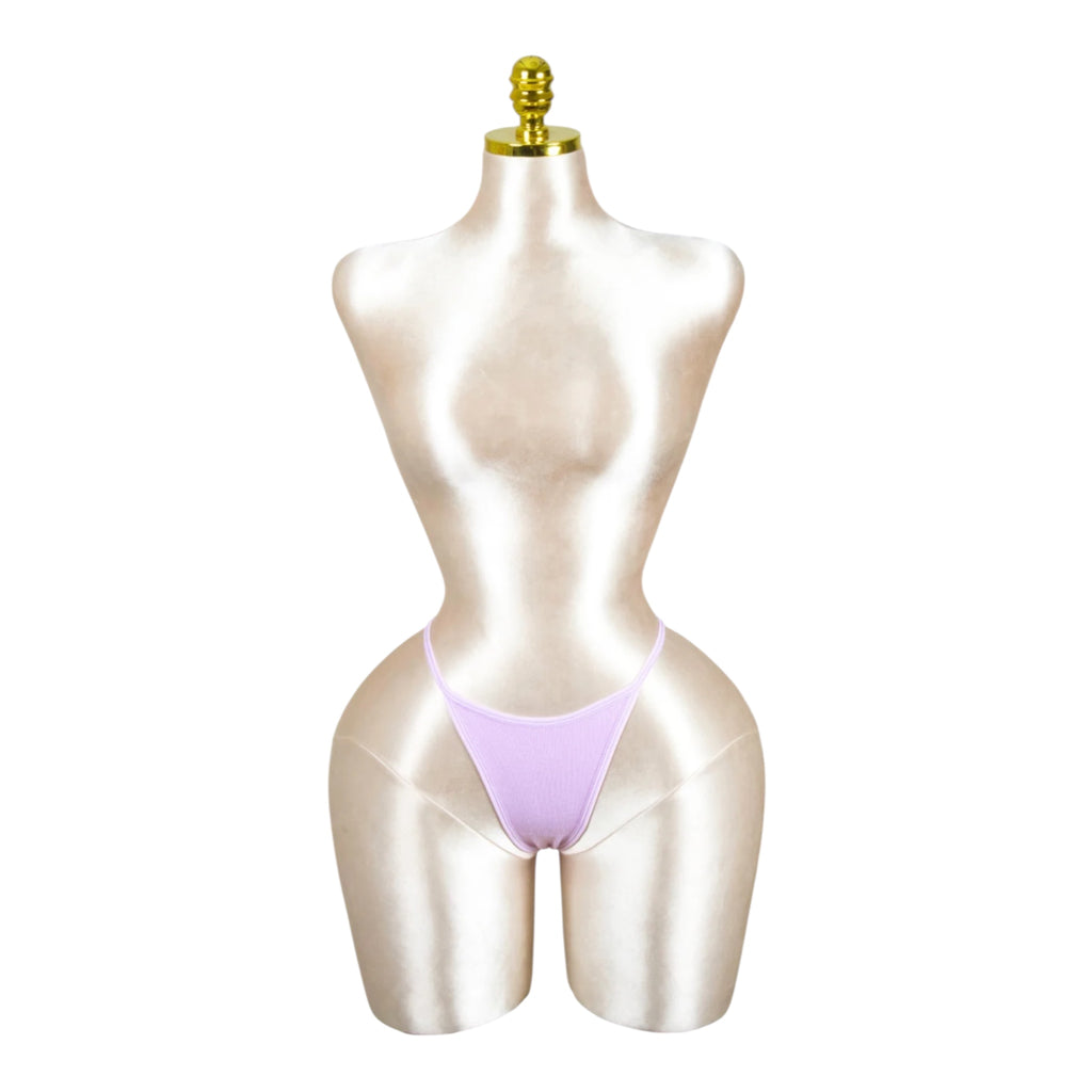 Cotton Ribbed Thong Panty (Pack of 10)
