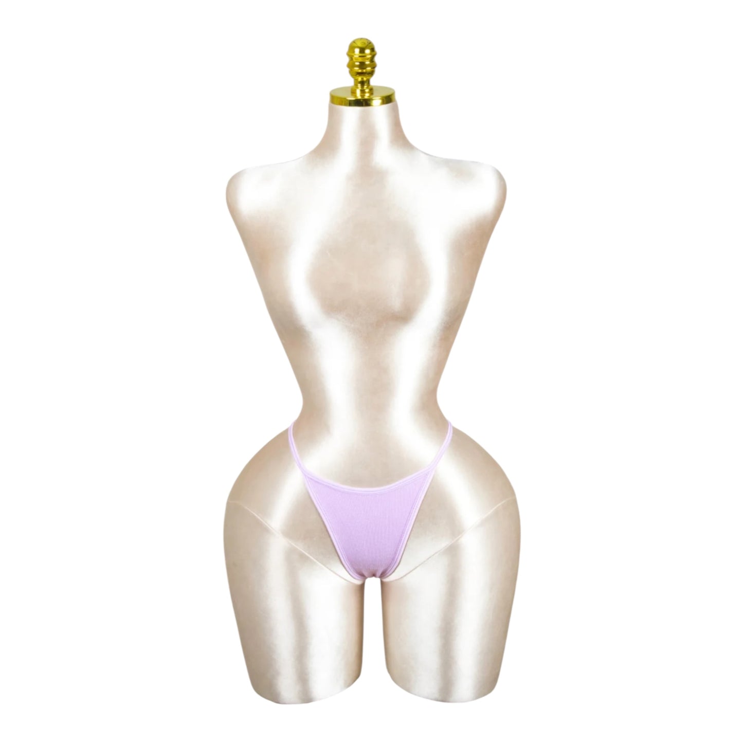 Cotton Ribbed Thong Panty (Pack of 10)