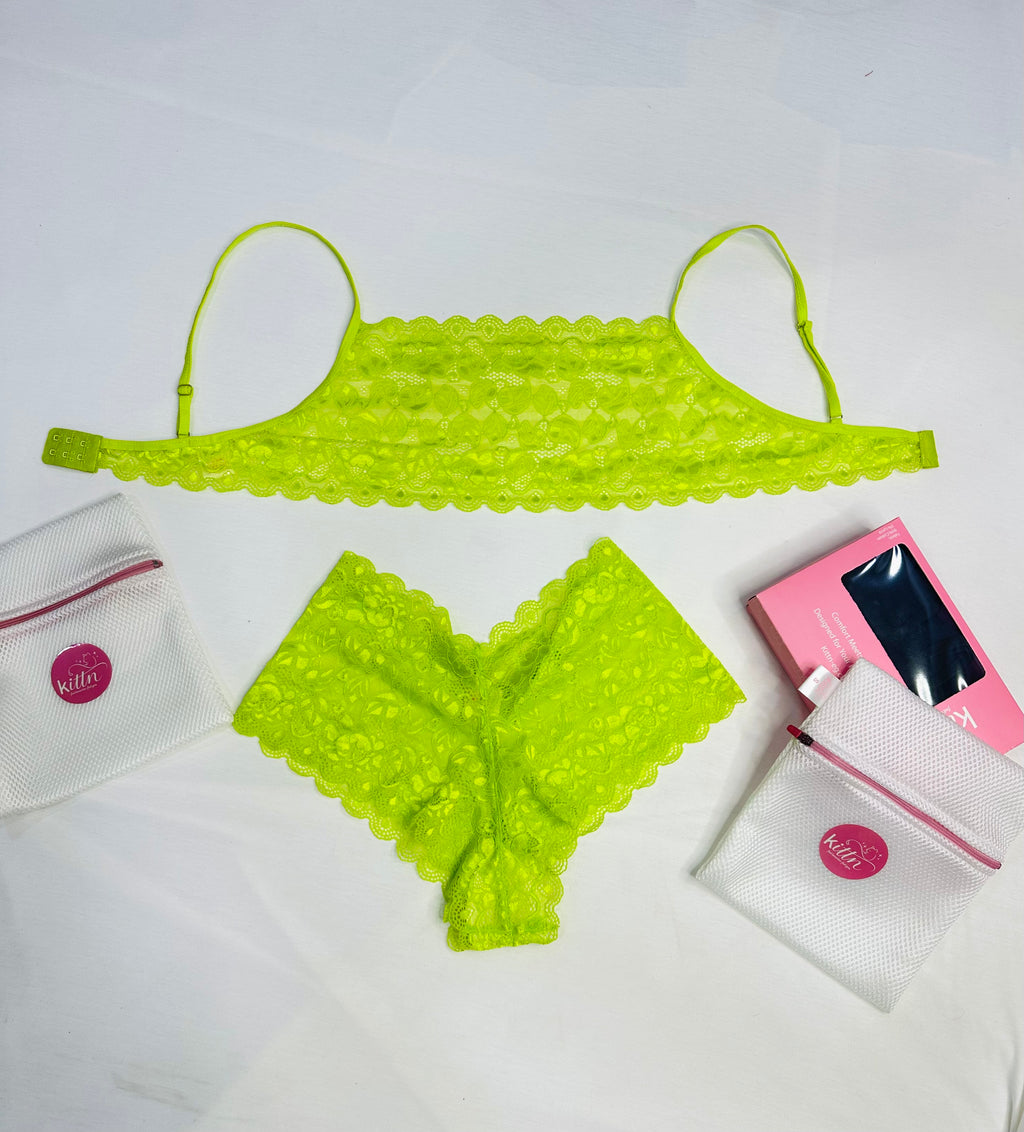 Lace Bralette and shortie