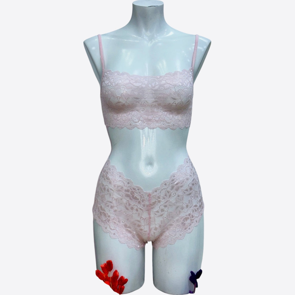 Lace Bralette and shortie