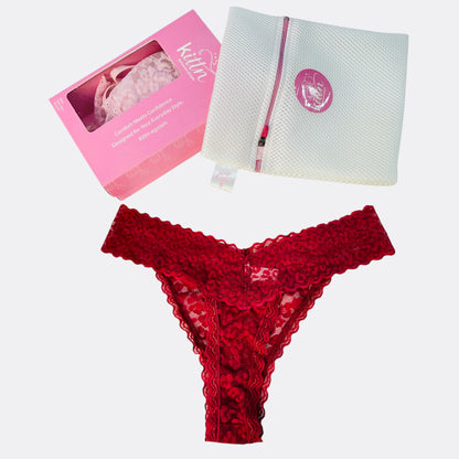 Lace Brazilian Thong - Dentelle