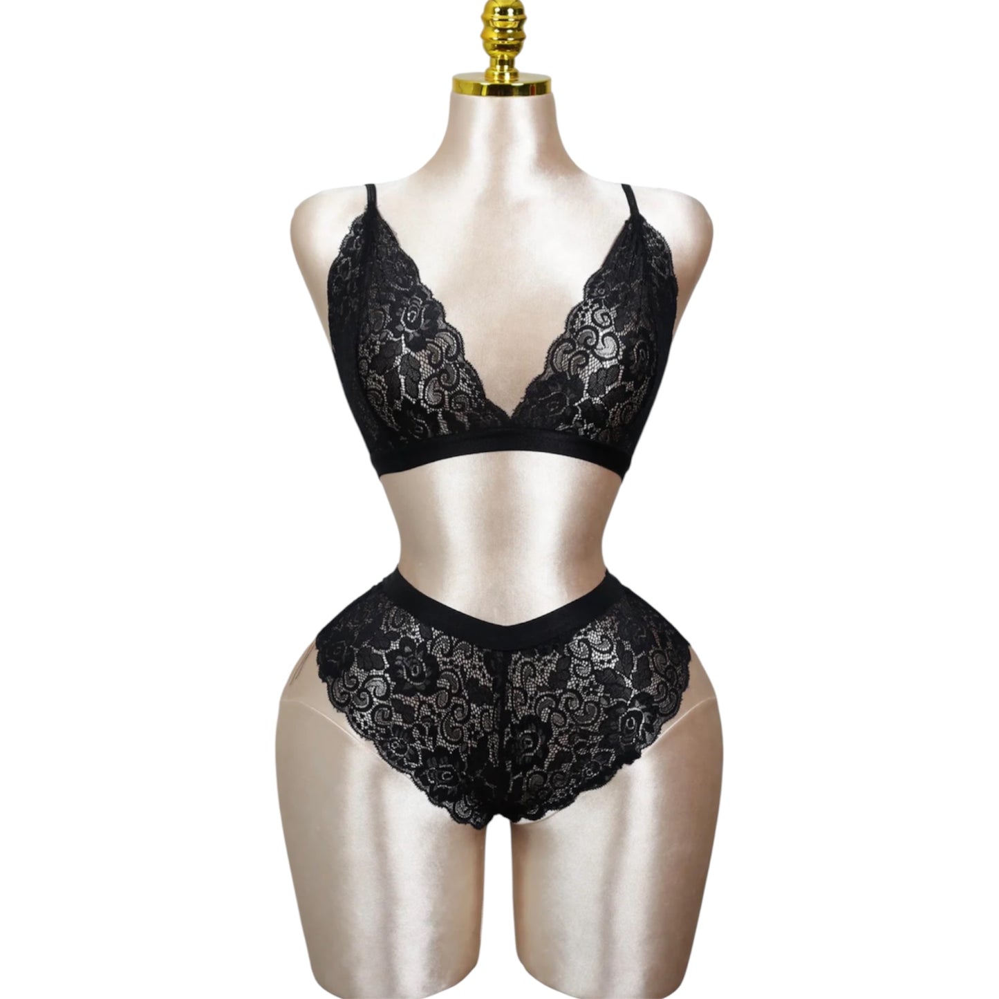Lace Bralette and Shortie Set (Pack of 4)