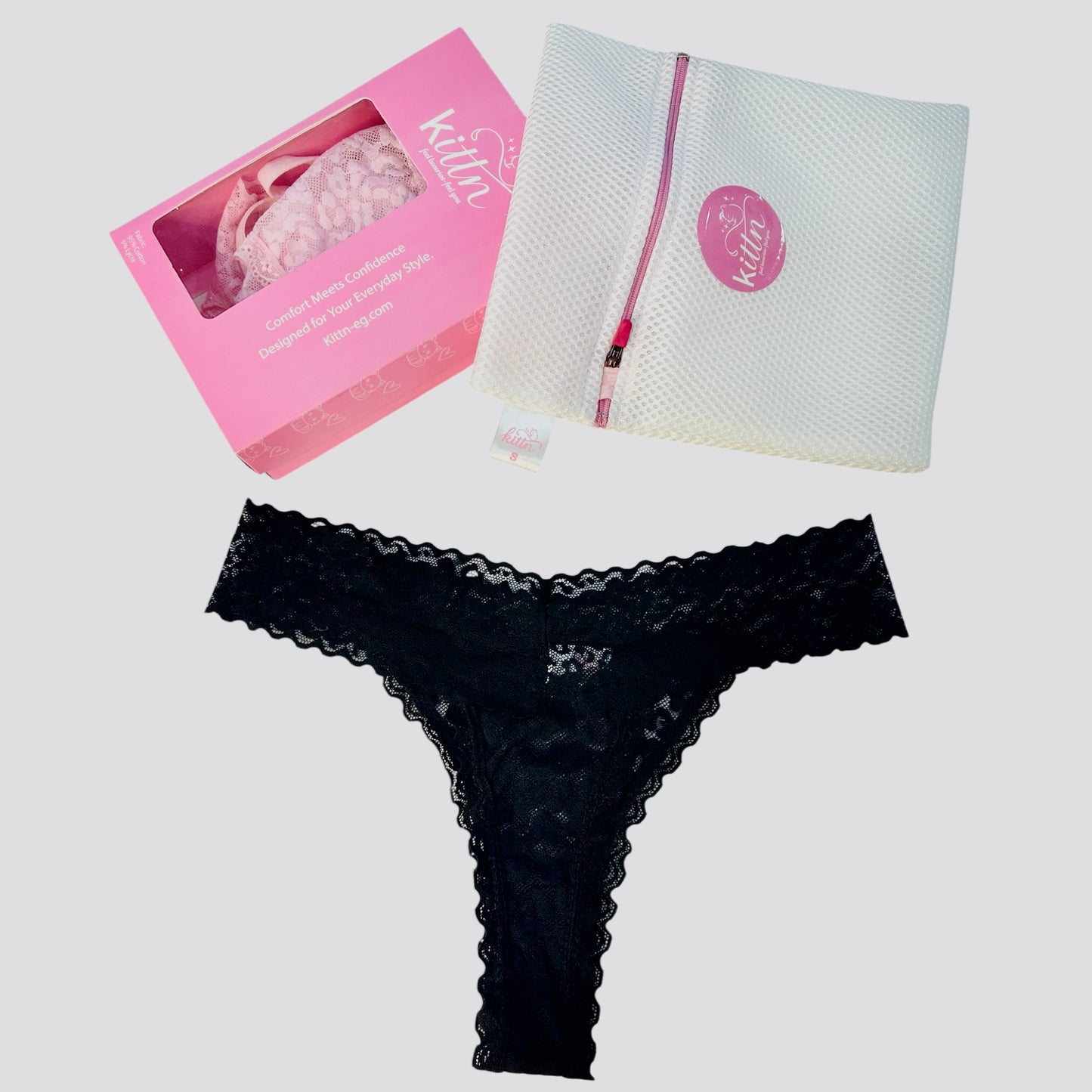 Lace Brazilian Thong - Dentelle