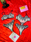3-Piece Floral Lingerie Set 2