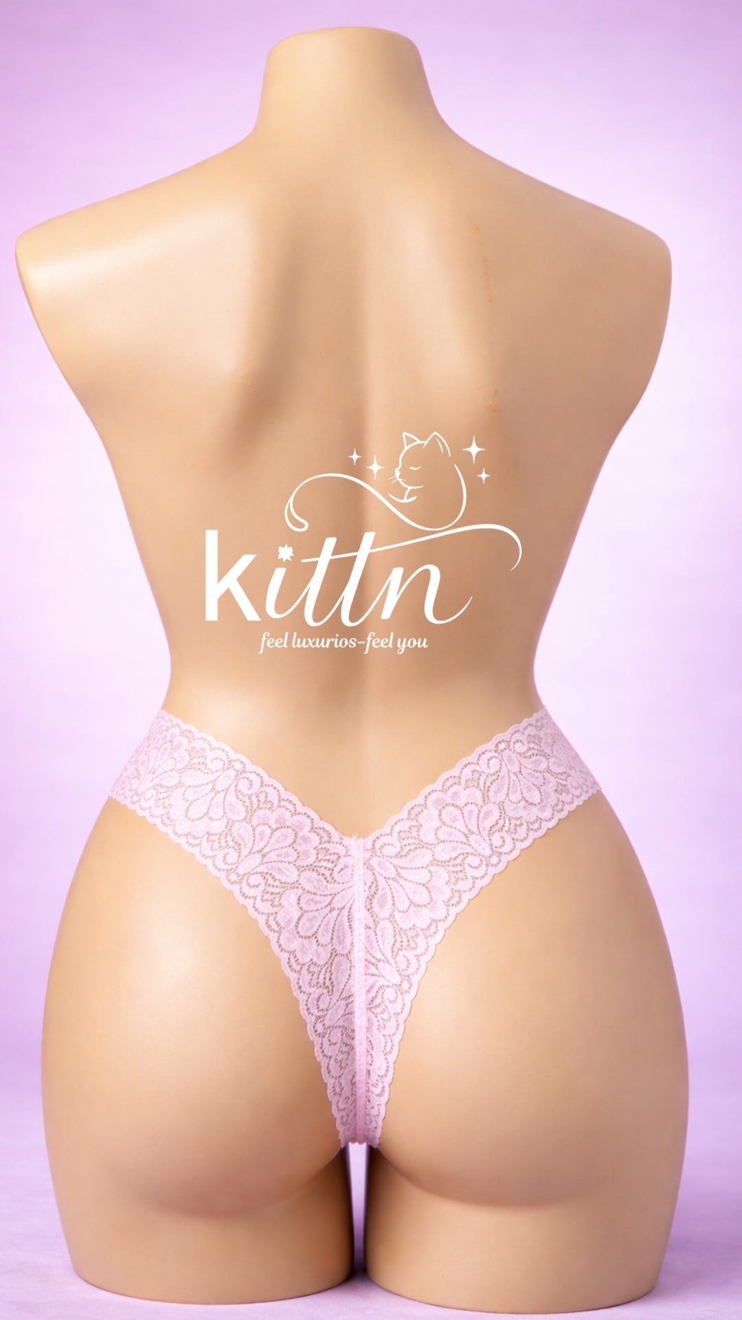 Lace V Thong - Dentelle