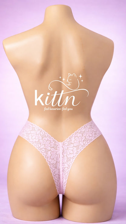 Lace V Thong - Dentelle