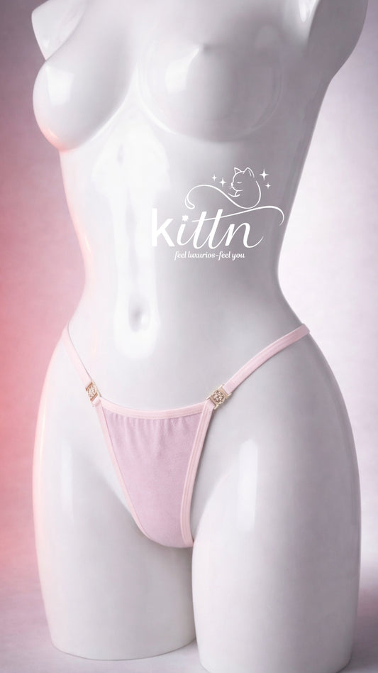 Cotton Rabbed Thong Panty (Pack of 4)