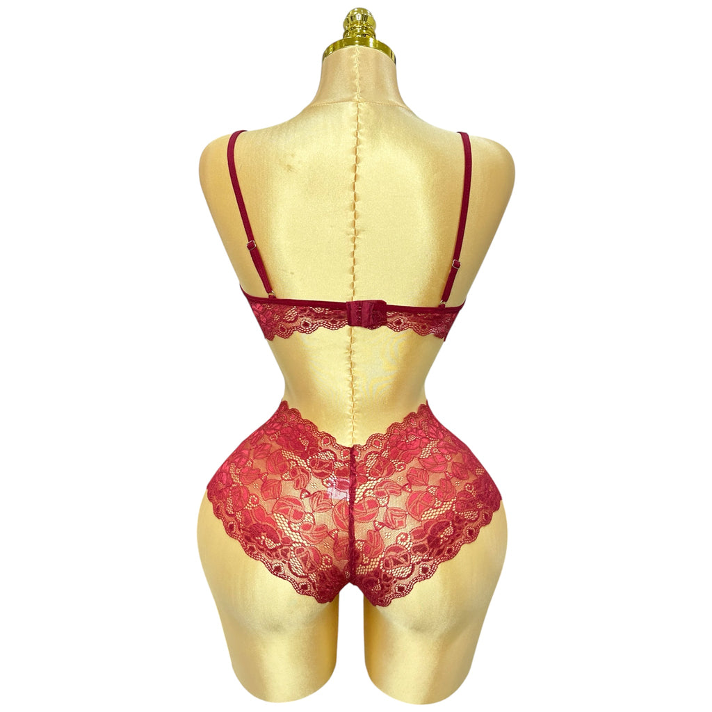 Lace Bralette and shortie
