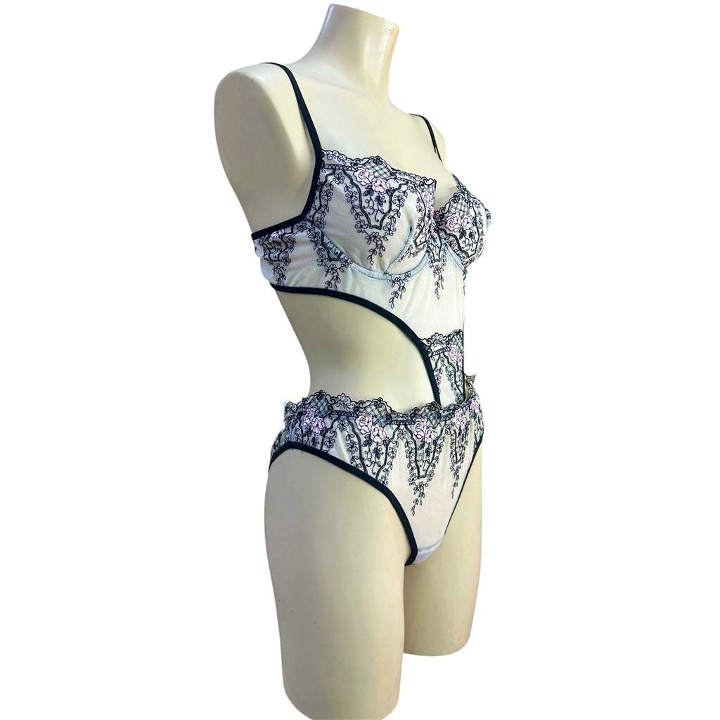 3-Piece Floral Lingerie Set 2