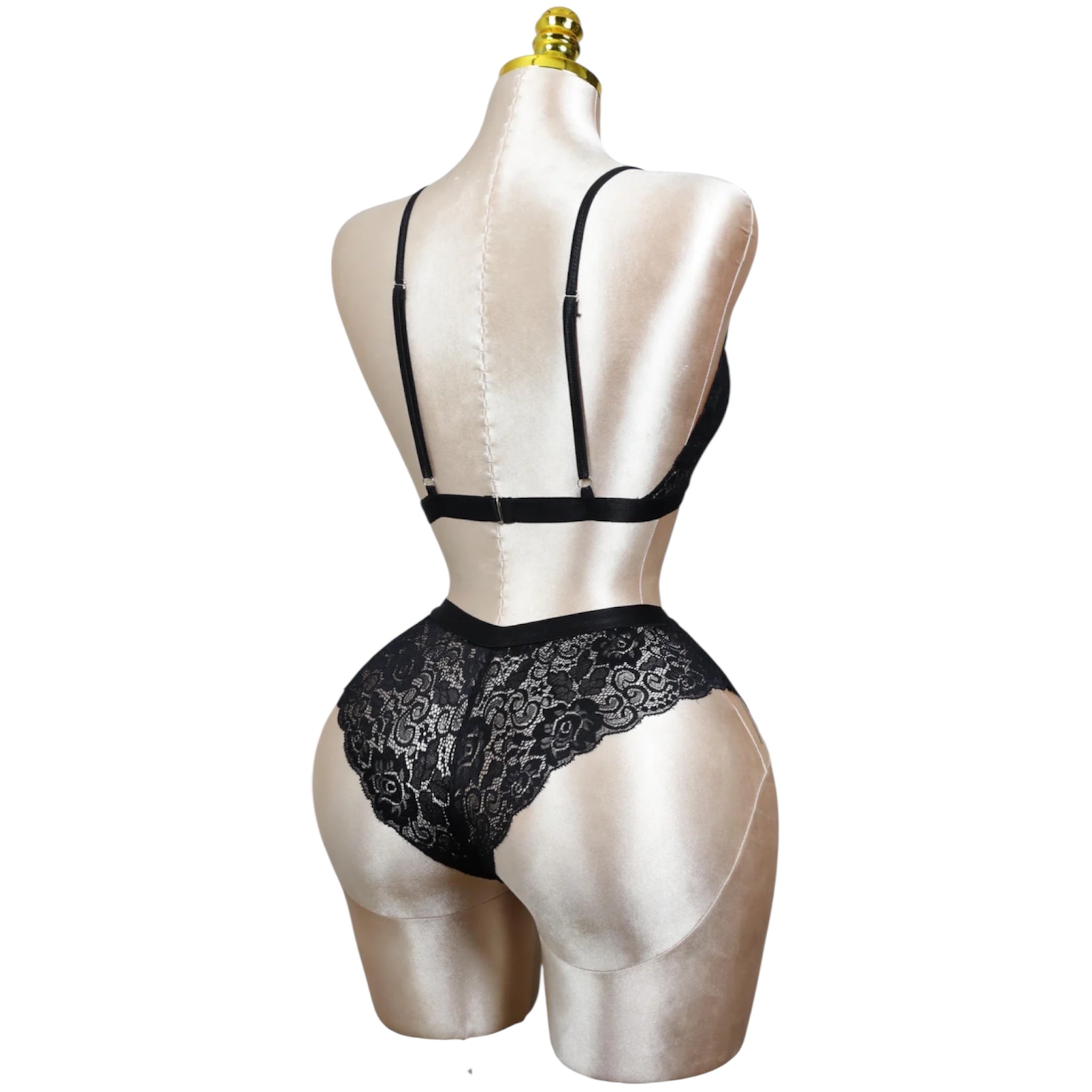 Lace Bralette and Shortie Set