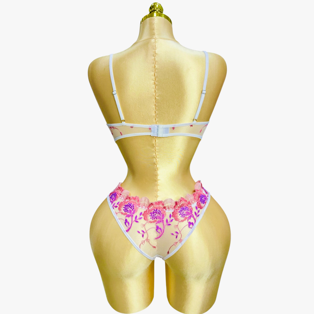 3-Piece Floral Lingerie Set