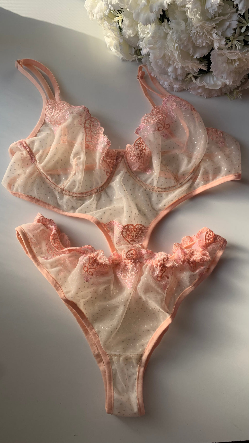 3-Piece Floral Lingerie Set