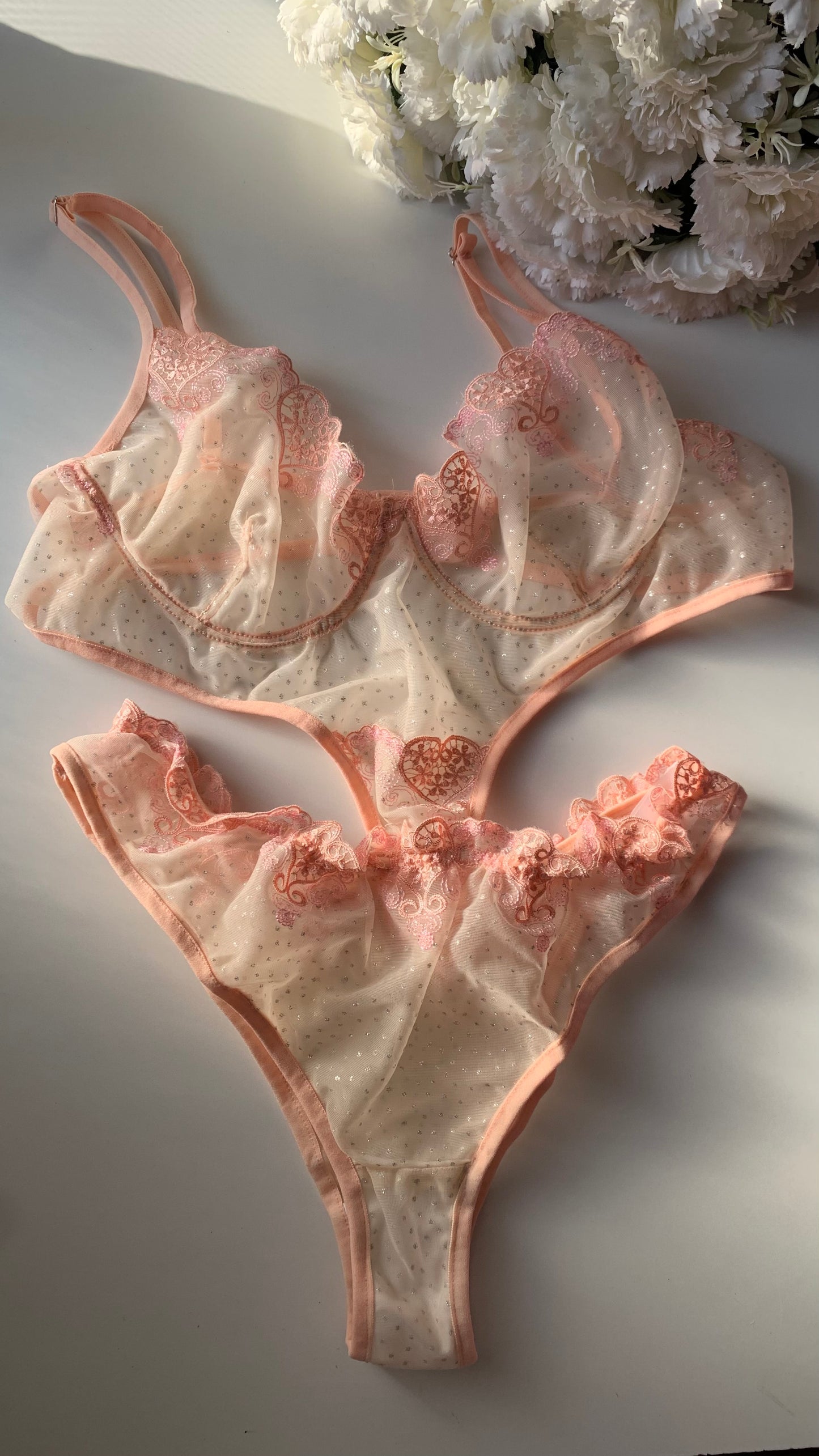 3-Piece Floral Lingerie Set