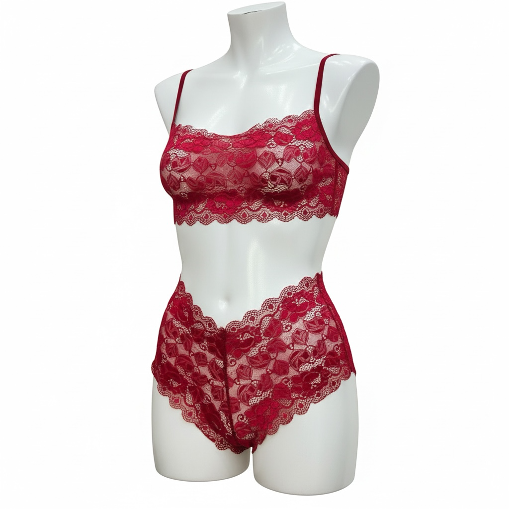 Lace Bralette and shortie
