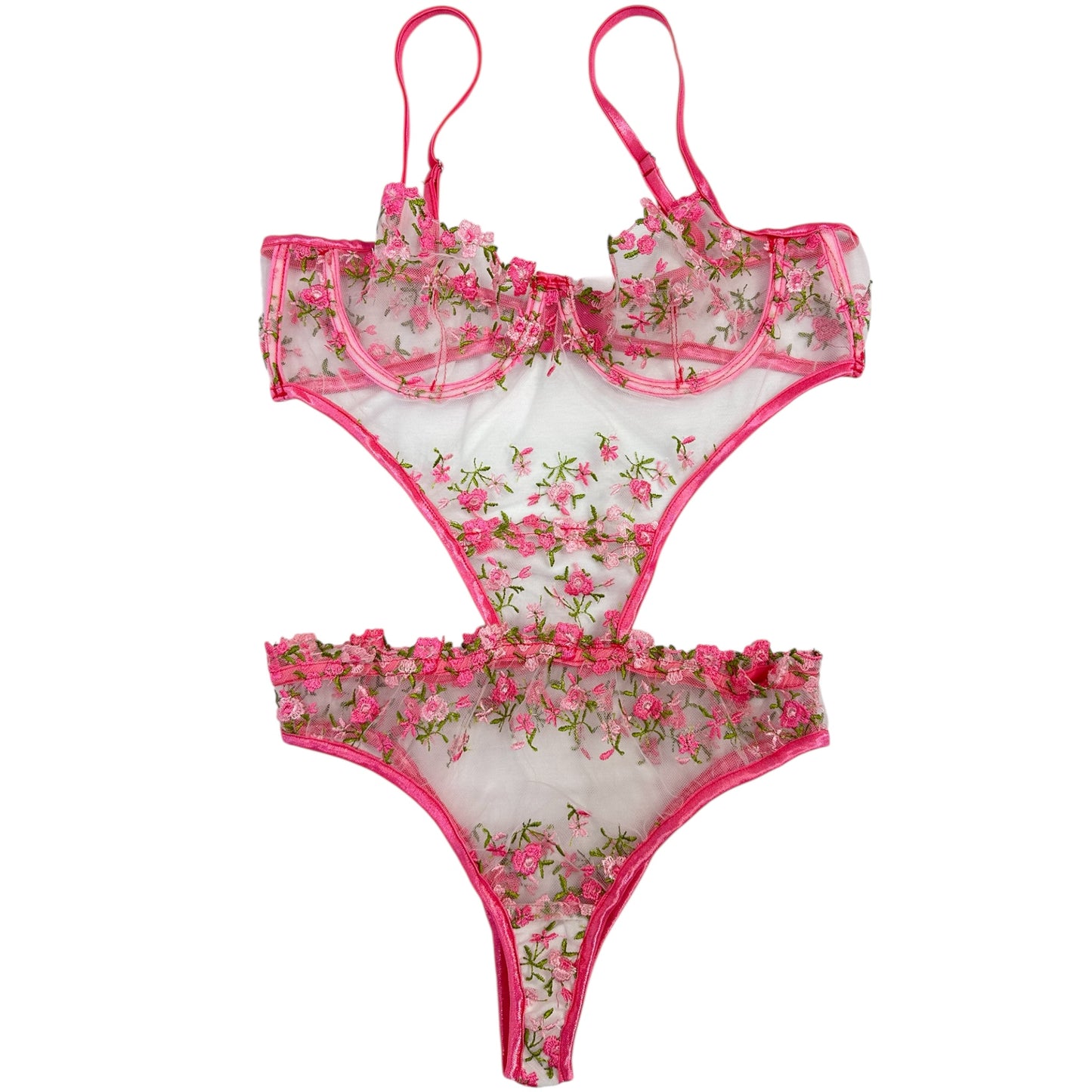 Elegant Lace Jumpsuit pink