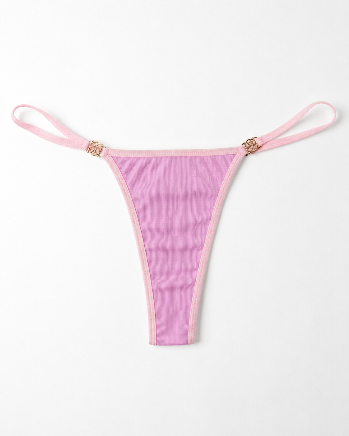 Cotton Rabbed Thong Panty (Pack of 4)