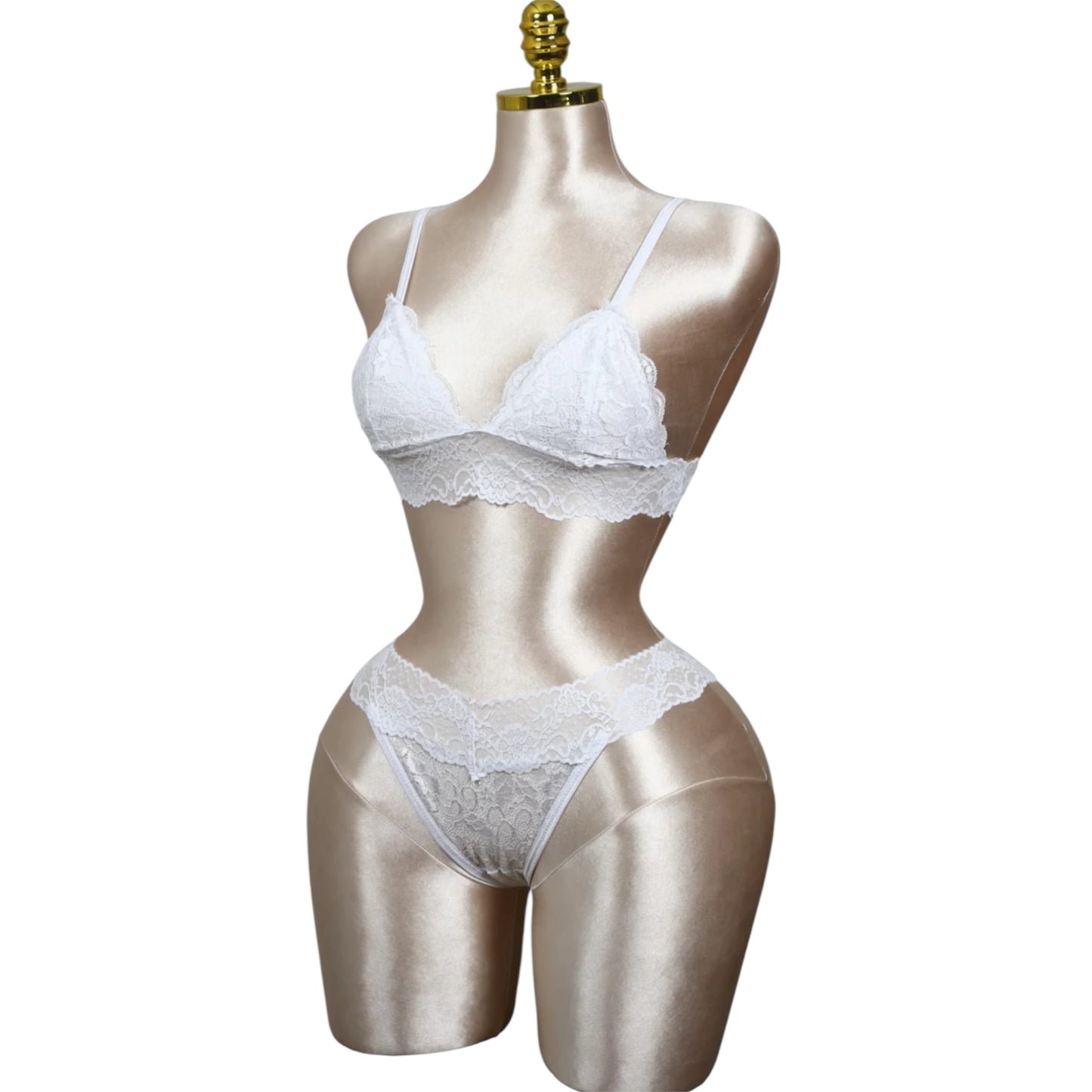 Lace Bralette and Panty Set (Pack of 4)