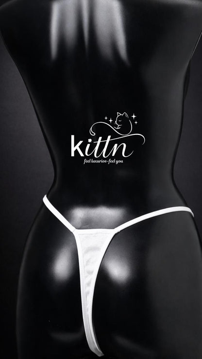 Cotton Rabbed Thong Panty