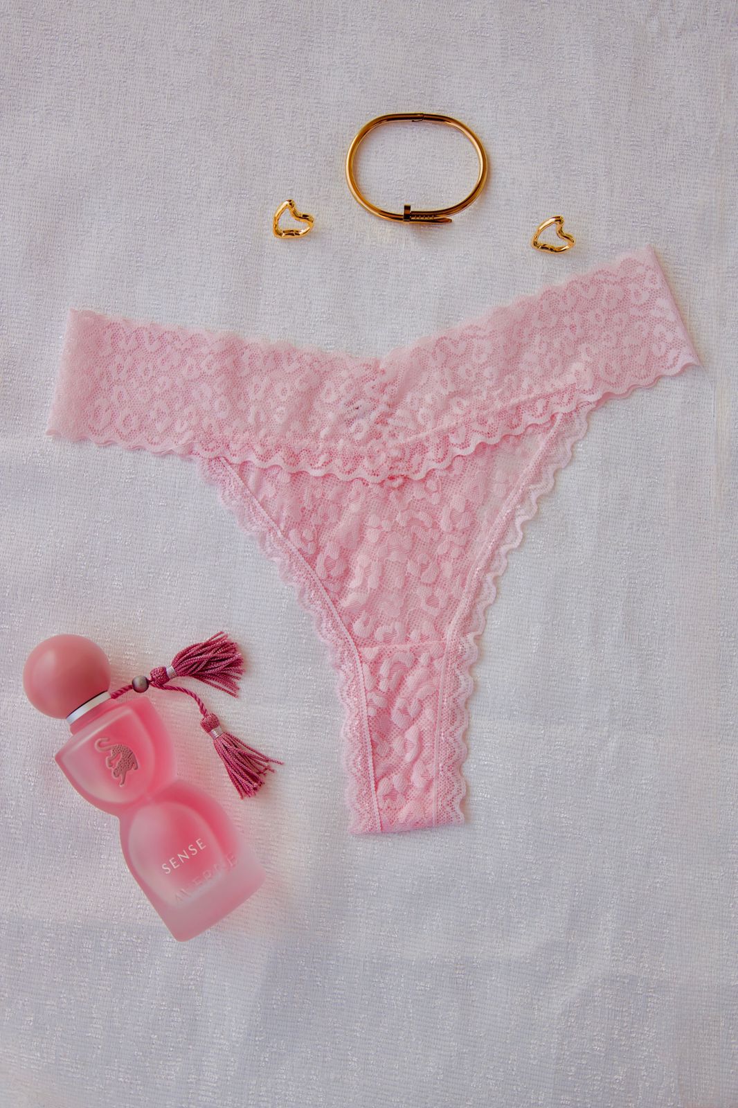 Lace Brazilian Thong - Dentelle