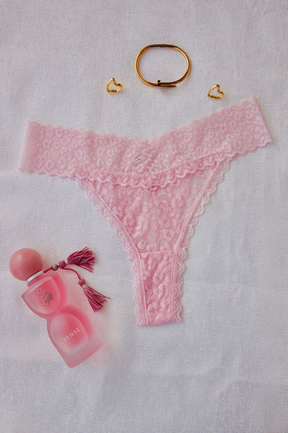 Lace Brazilian Thong - Dentelle