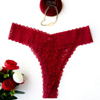 Lace Brazilian Thong - Dentelle