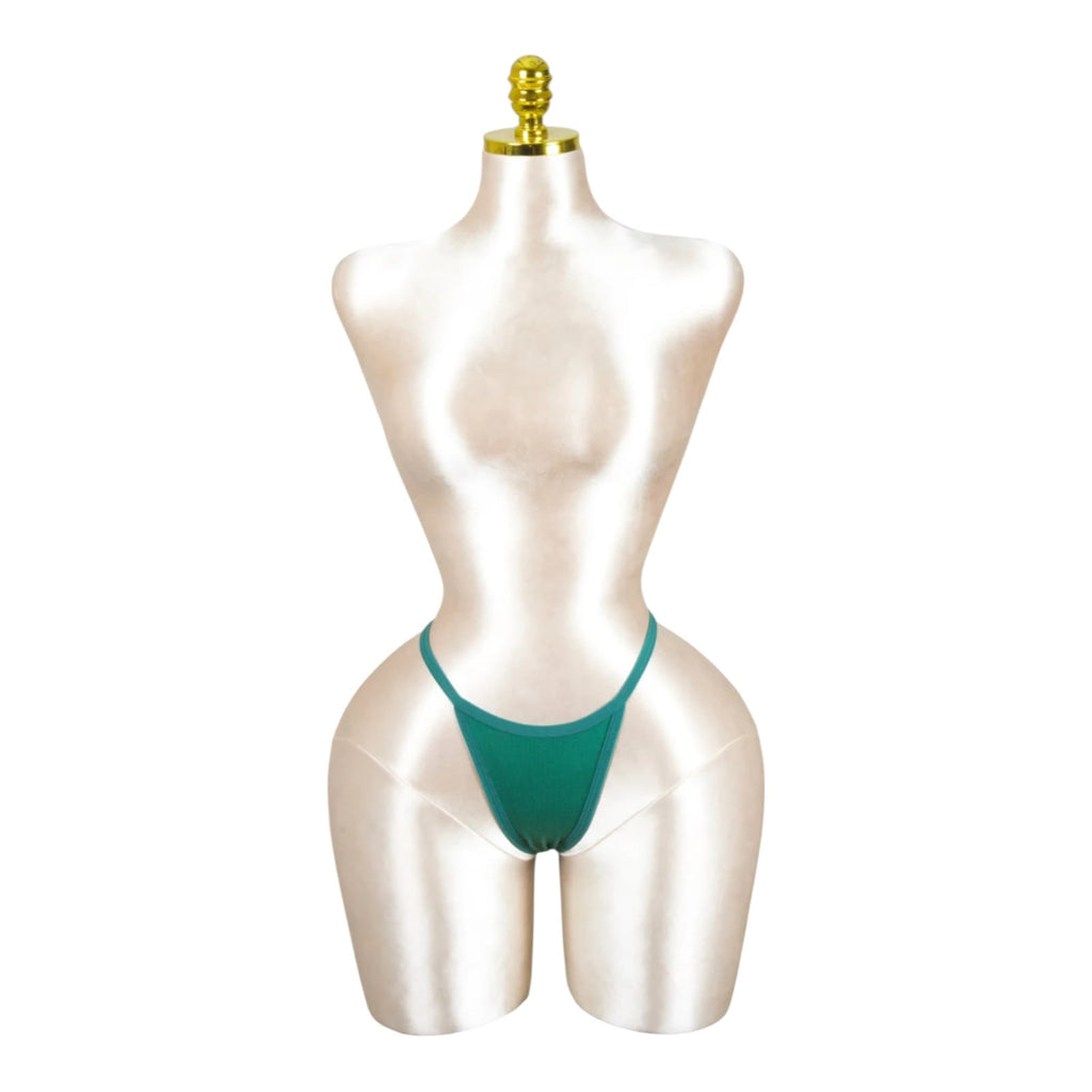Rib Cotton Thong Panty – 10 Colors