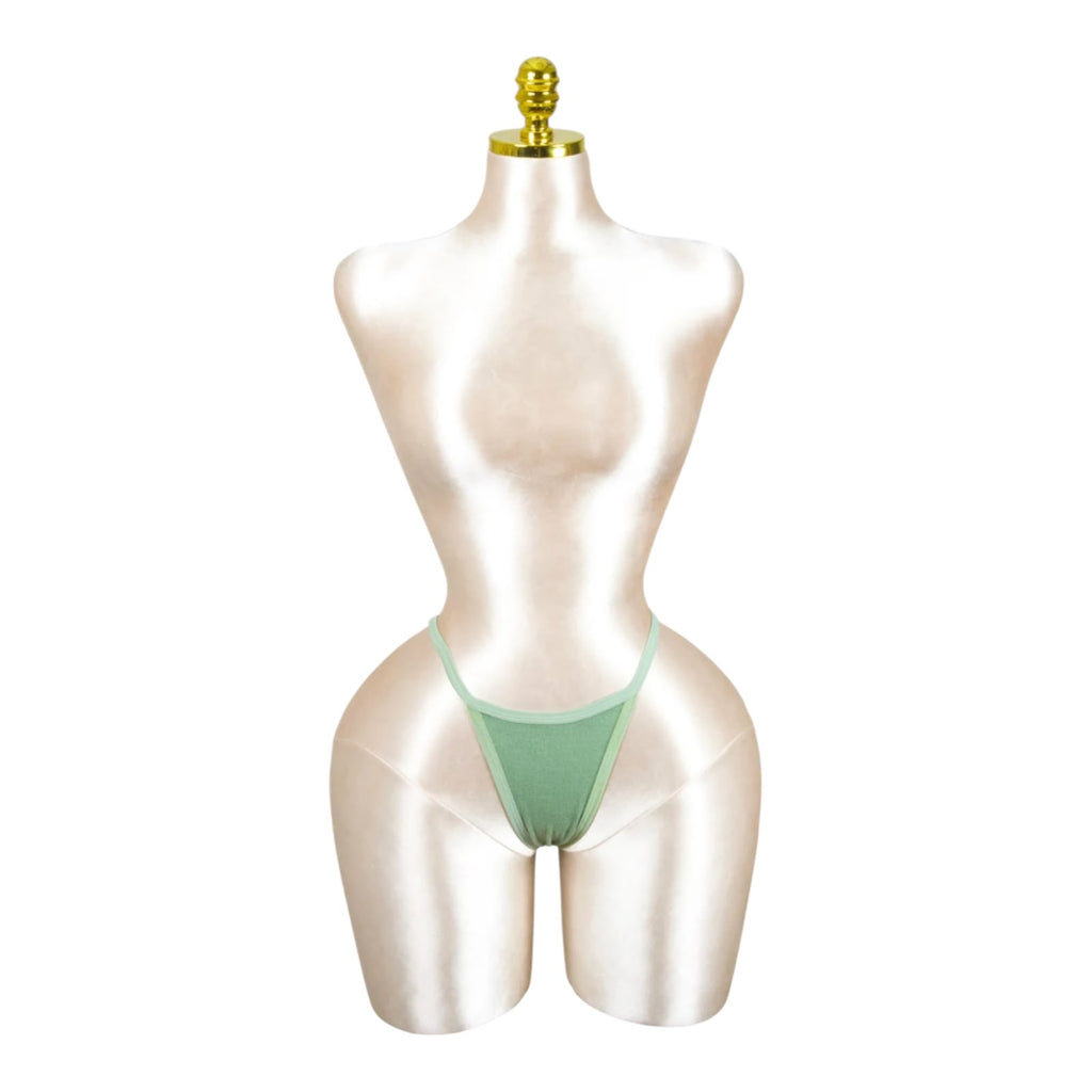 Rib Cotton Thong Panty – 10 Colors
