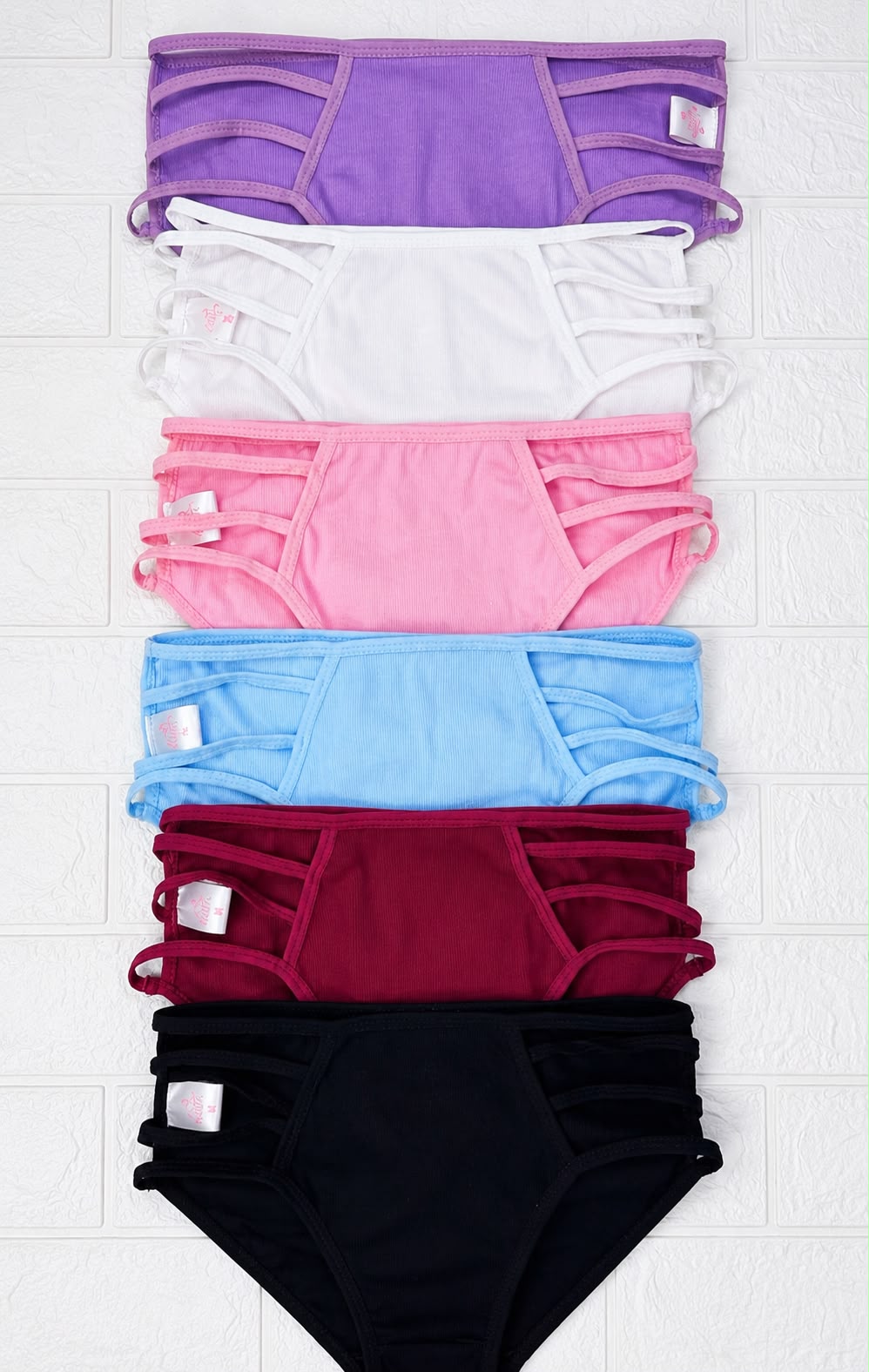 French Brief Cotton Ribbed (Pack of 6)