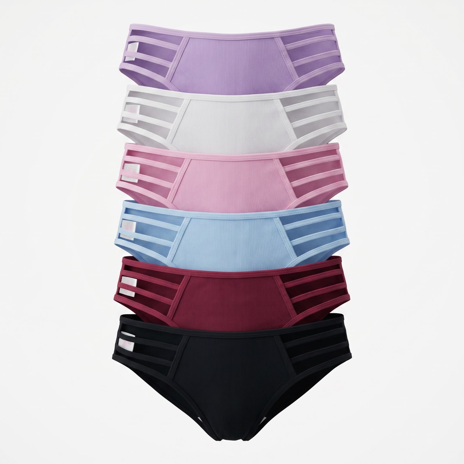 French Brief Cotton Ribbed (Pack of 6)